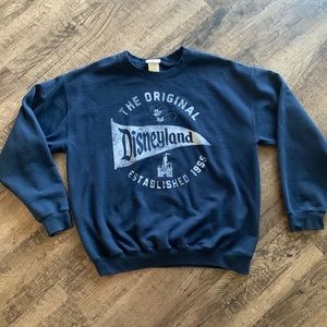 Disneyland blue Crew neck (large)